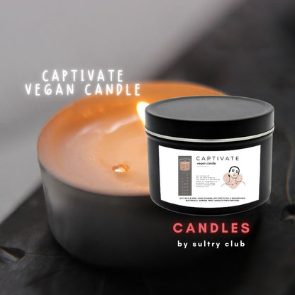 CAPTIVATE 8 Oz Vegan Candle