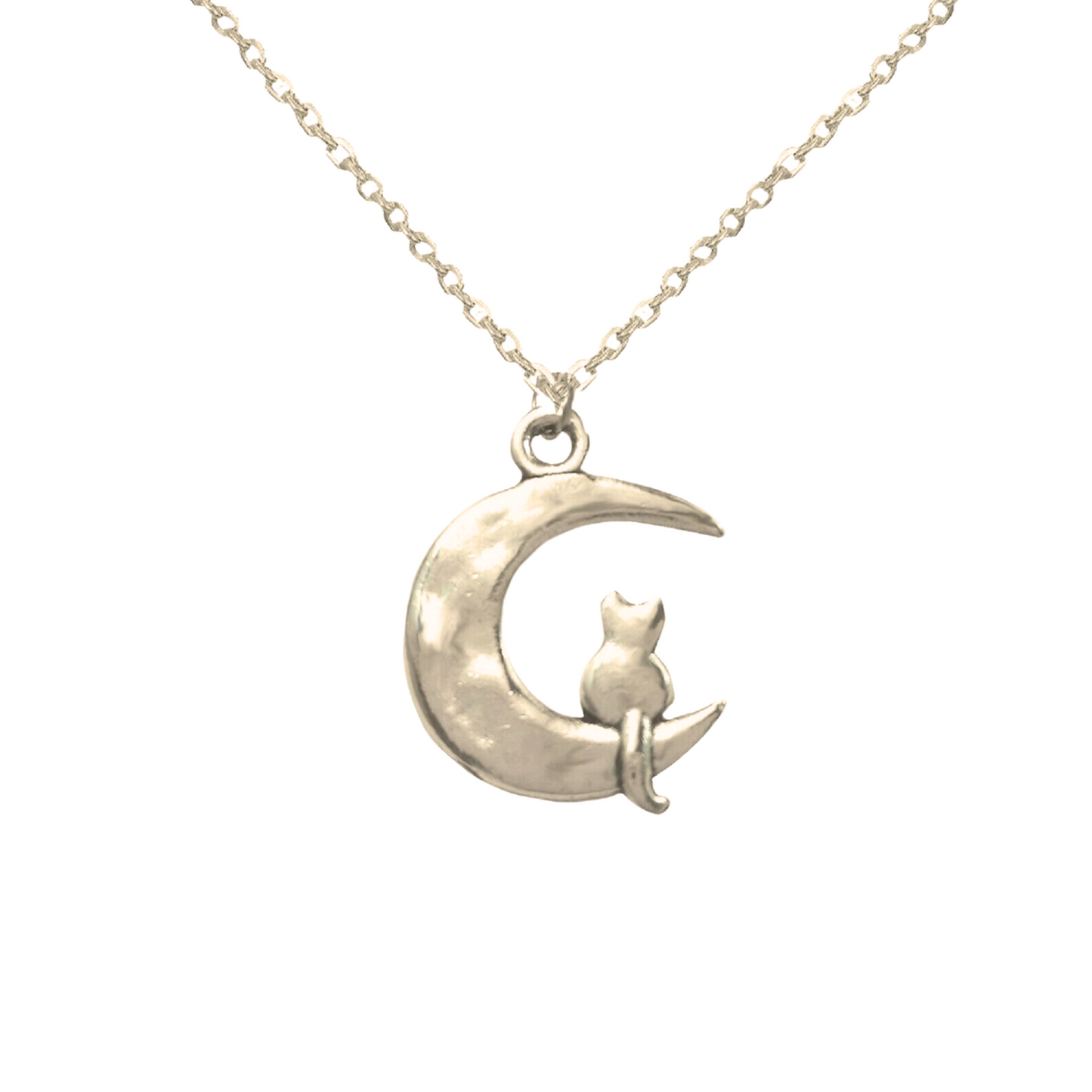 Cat On The Moon Necklace