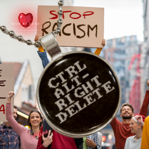 CTRL ALT-RIGHT DELETE PROTEST NECKLACE