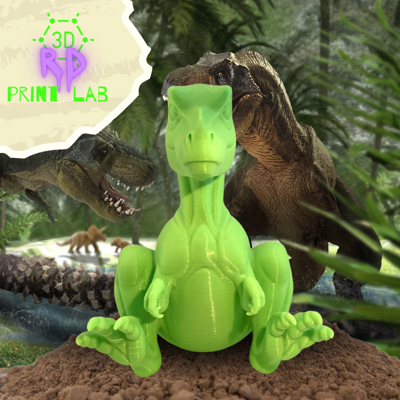 DINO LOVE 3D PRINTED FIGURE