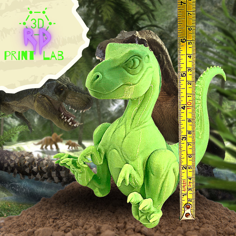 DINO LOVE 3D PRINTED FIGURE