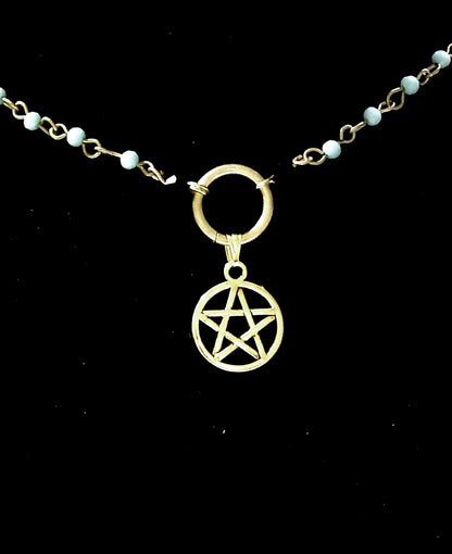 Discreet Day Silver Star Captive Choker