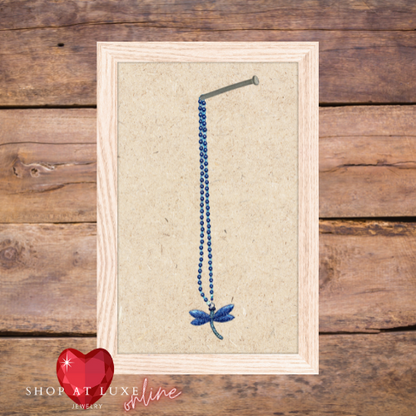 Dragonfly Resort Wear Beaded Chainmaille Stretch Necklace