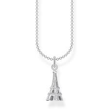 Eiffel Tower Silver Necklace