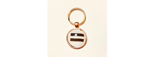 Equality Equals Sign Original Keychain