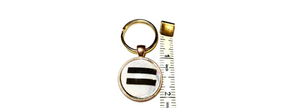 Equality Equals Sign Original Keychain