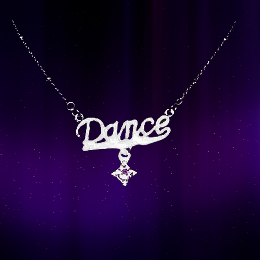 Exquisite Crystal Embellished Ballet Necklace