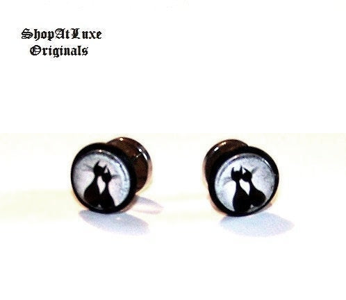 FELINE FINE Black Titanium Cheater Plugs