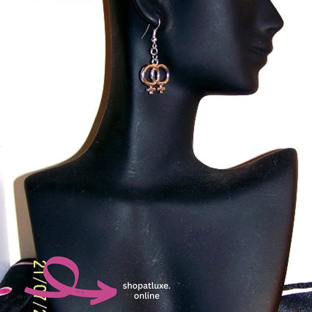 Love Is Love Lesbian Pride Earrings