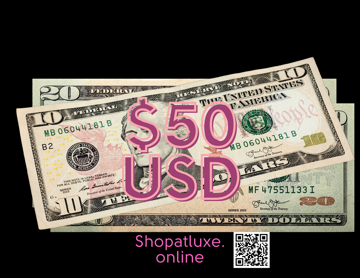 PINK PARTY GIFT CARD - Shopatluxe.Online