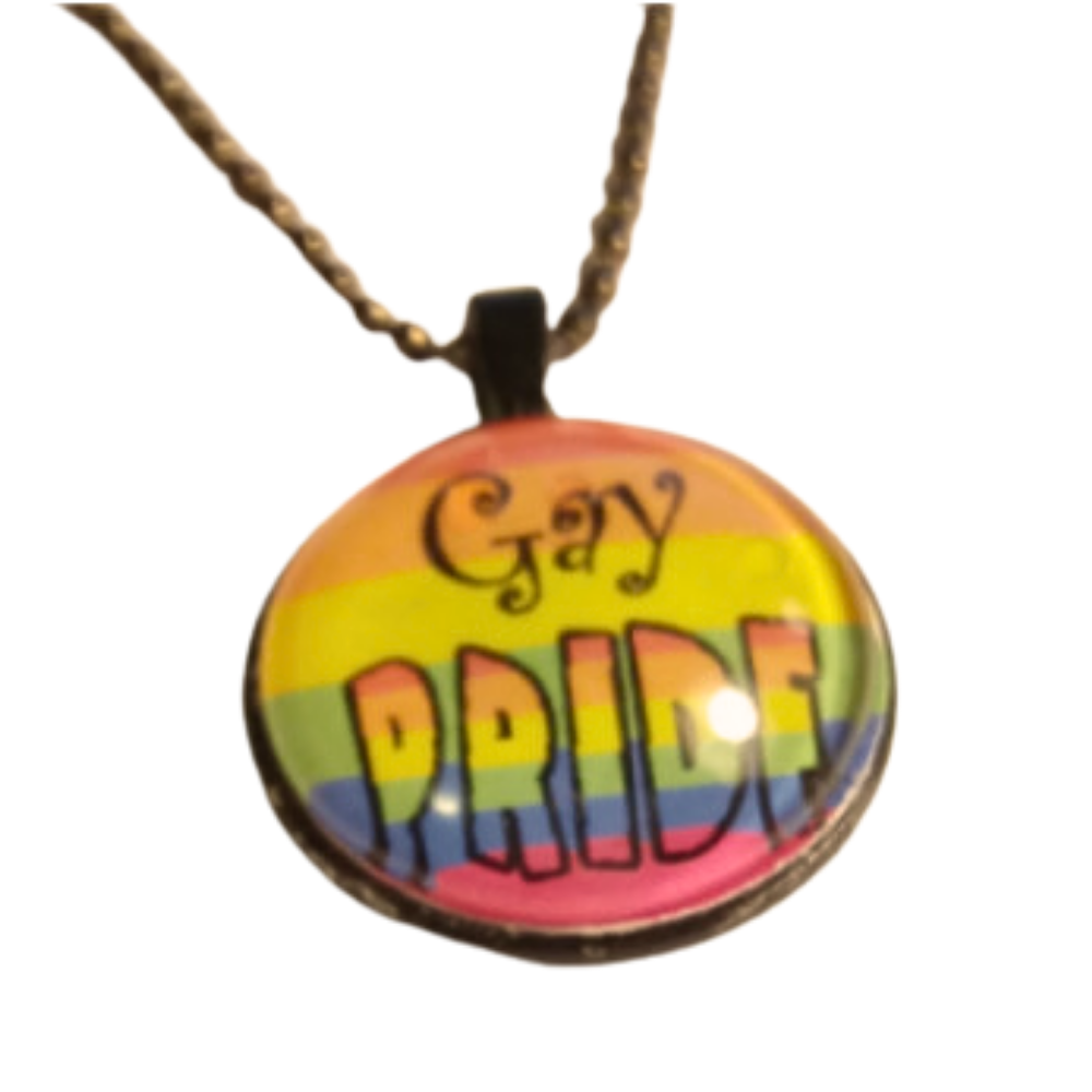 Gay PRIDE Rainbow LBGTQ Necklace