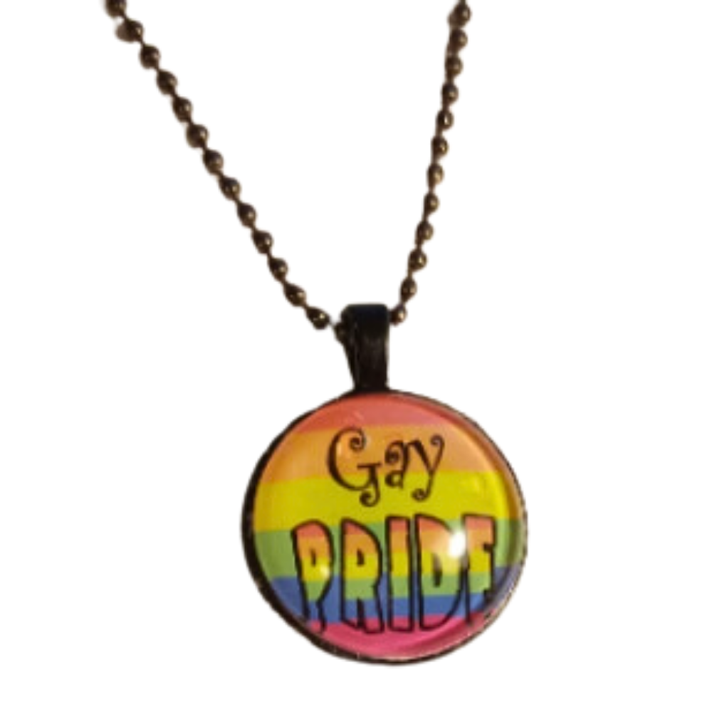 Gay PRIDE Rainbow LBGTQ Necklace