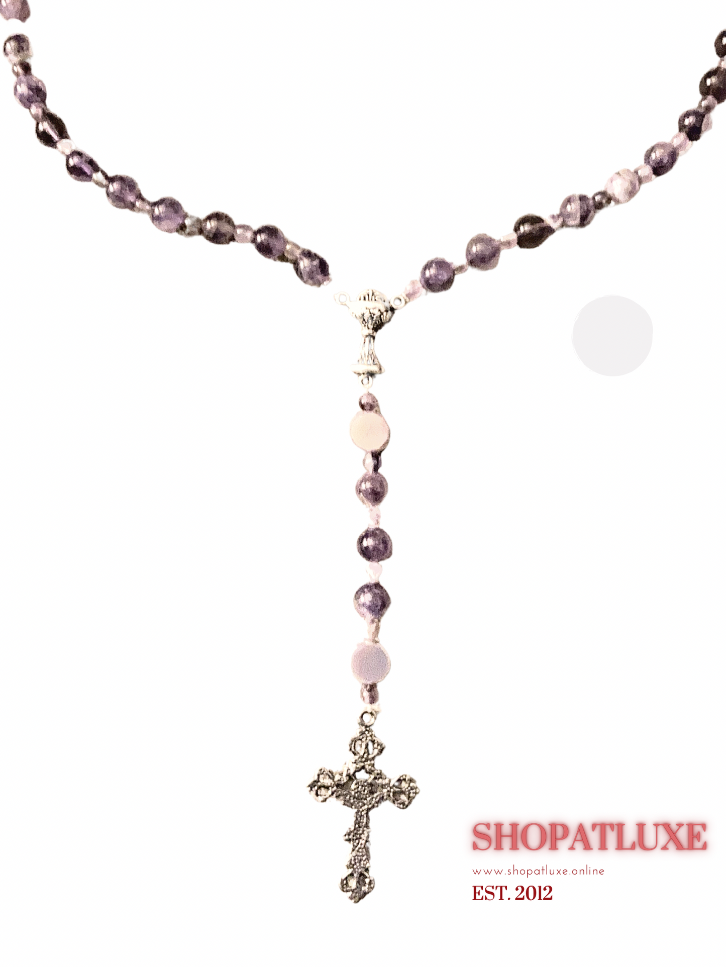 Genuine Amethyst Catholic Rosary
