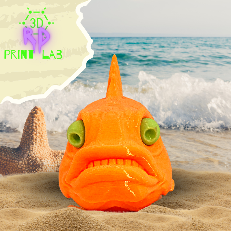 HUNGRY FISH NOVELTY 3D PRINT