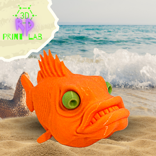 HUNGRY FISH NOVELTY 3D PRINT