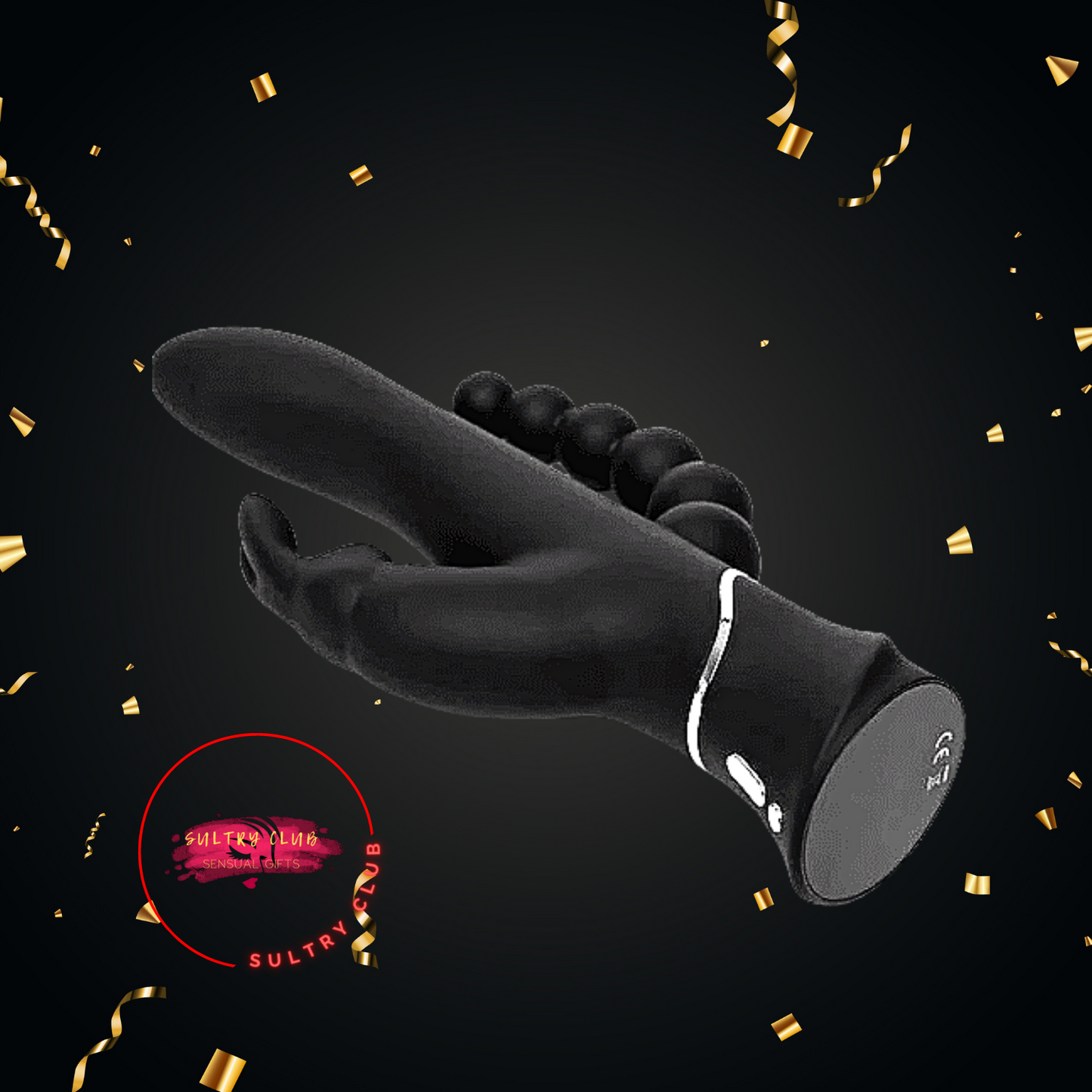 Happy Rabbit Triple Curve Rechargeable Rabbit Black