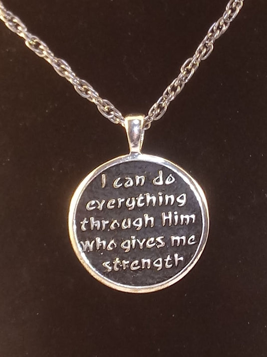 I Can Do All Things Scripture Necklace
