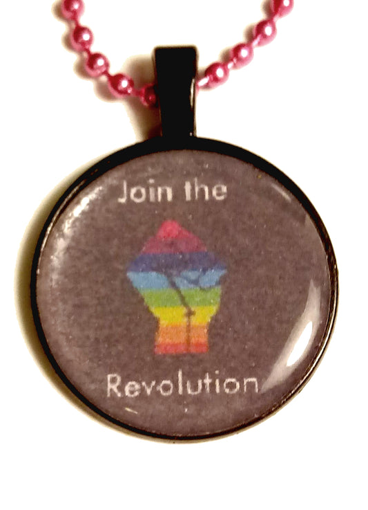 Join The Revolution Original Protest Necklace