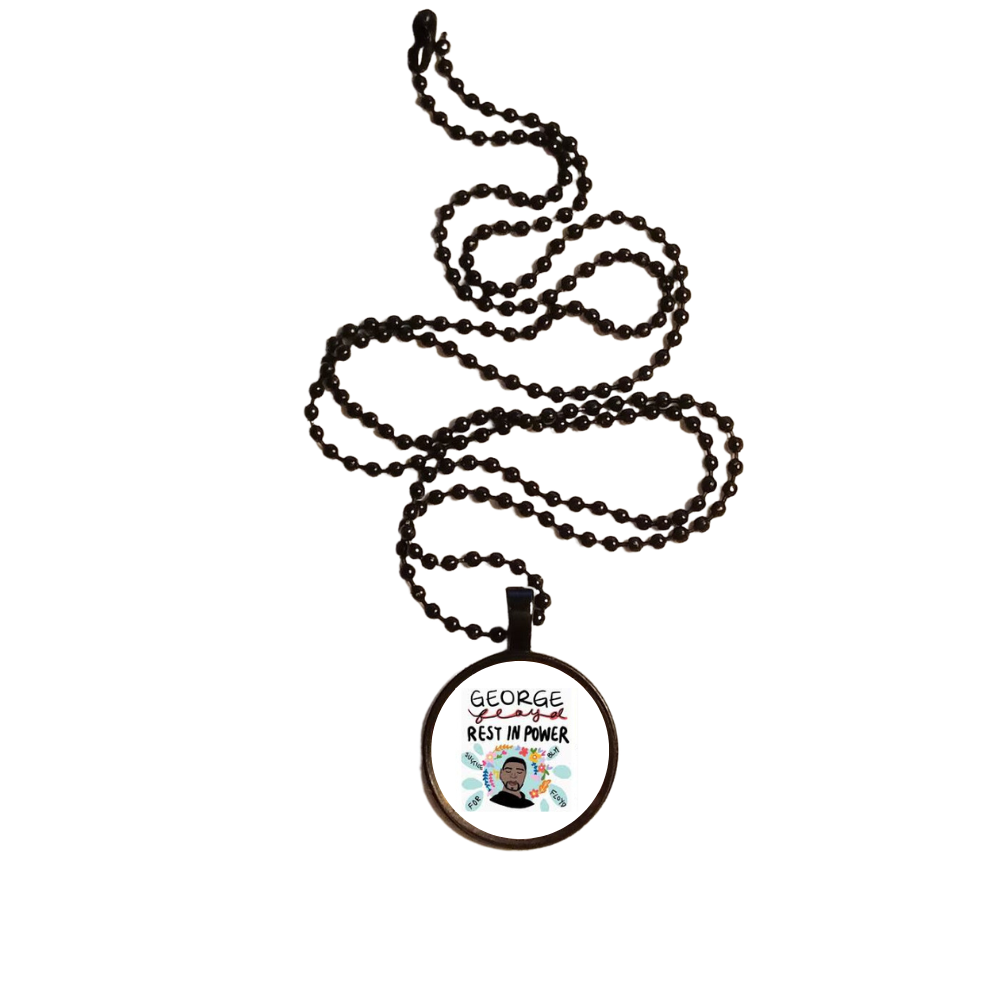 GEORGE FLOYD - REST IN POWER - Peaceful Protest Necklace