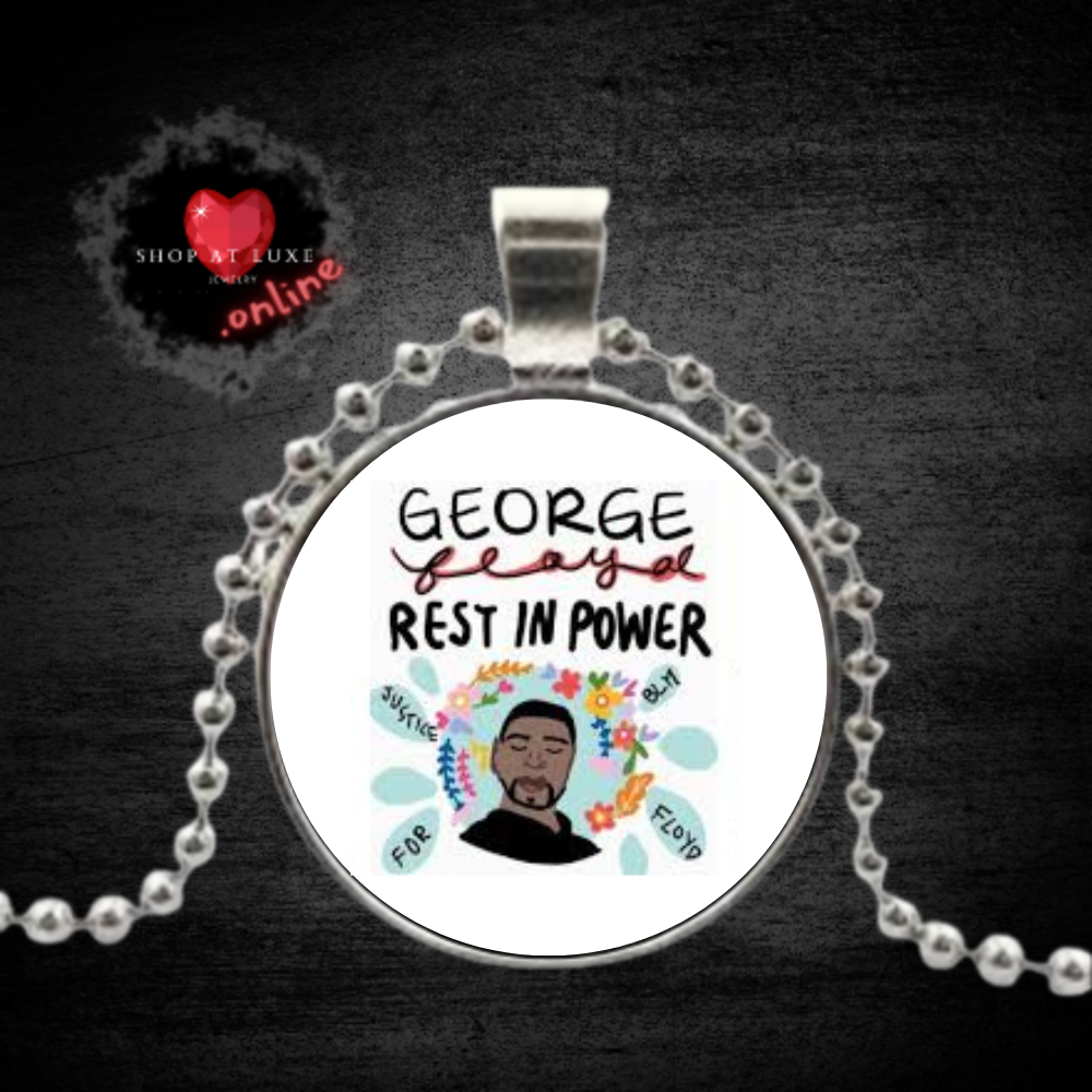 GEORGE FLOYD - REST IN POWER - Peaceful Protest Necklace