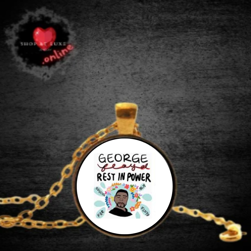 GEORGE FLOYD - REST IN POWER - Peaceful Protest Necklace