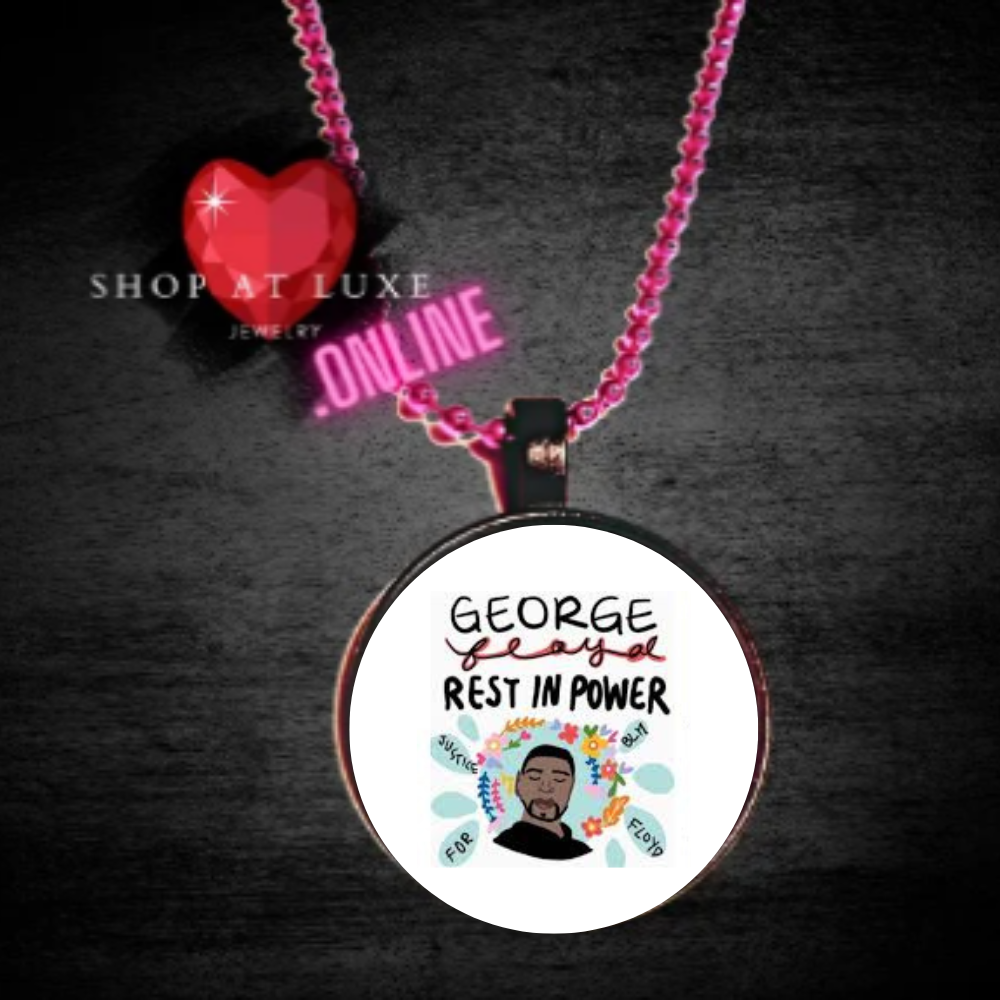 GEORGE FLOYD - REST IN POWER - Peaceful Protest Necklace