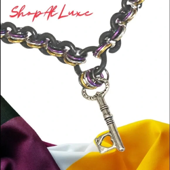 Love is Gender Free Discreet Captive Day Necklace