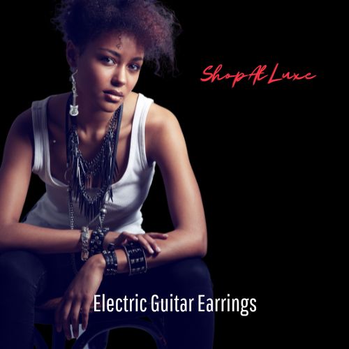 Electric Guitar Earrings