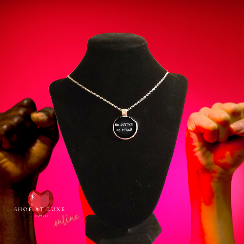 No Justice No Peace Protest Necklace