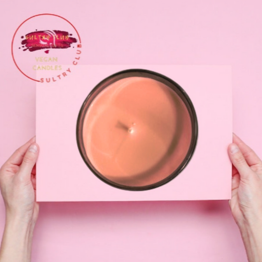 OMG CHANEL! Pink Cocktail Glass Candle