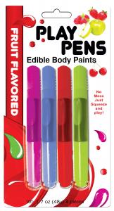 Play Pen Edible Body Paint 4 Pack