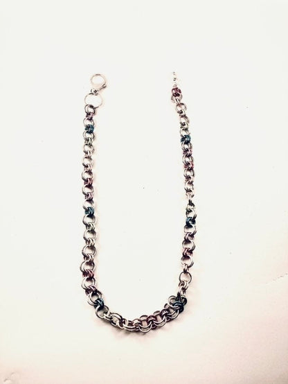 Colors of Pride Steel Chainmail Belt Chain