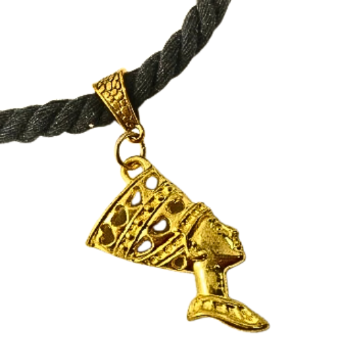 Queen Nefertiti Twisted Textile Bracelet