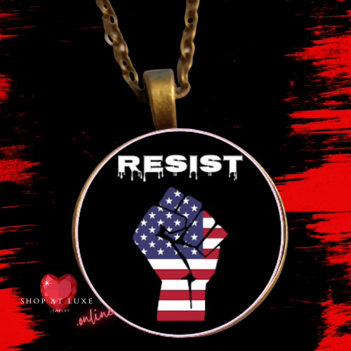 RESIST Peaceful Protest Necklace