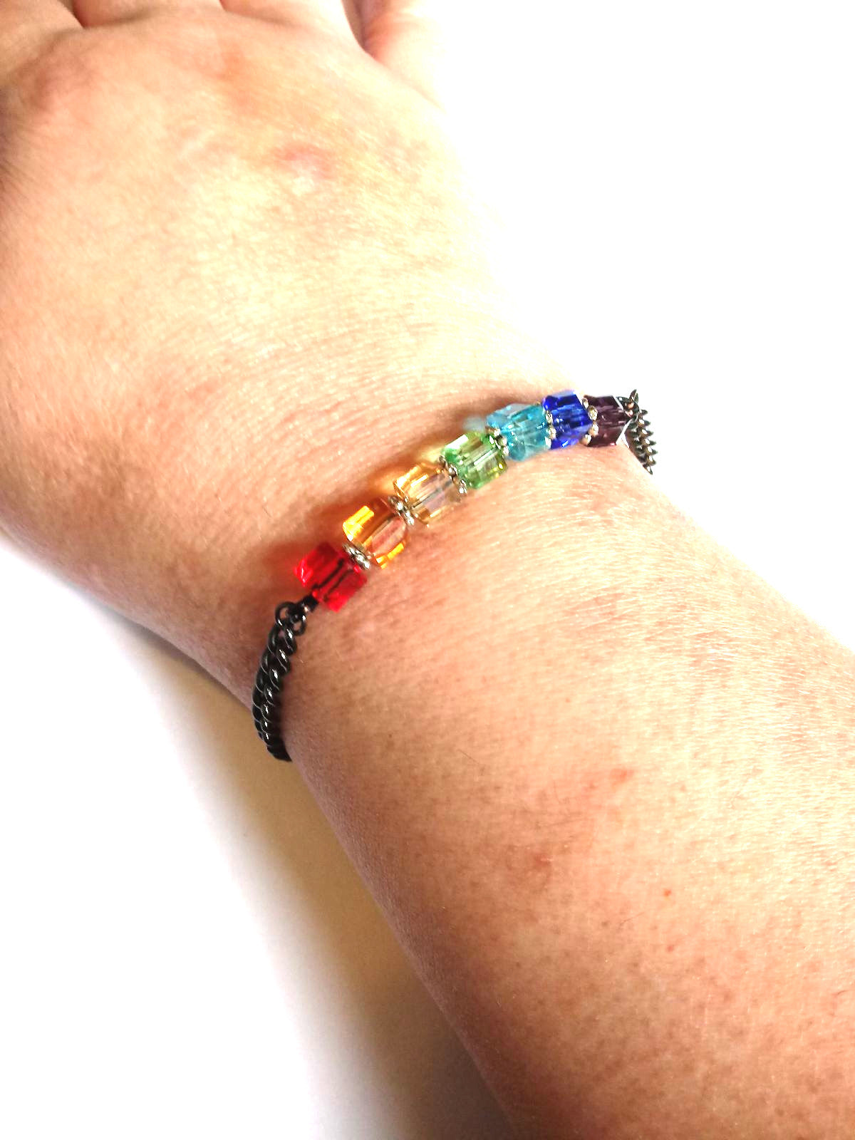 Rainbow LBGTQ Pride Luxe Bracelet