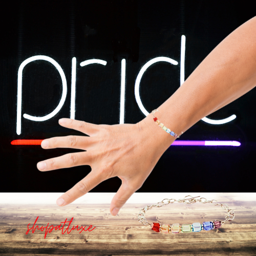 Rainbow LBGTQ Pride Luxe Bracelet
