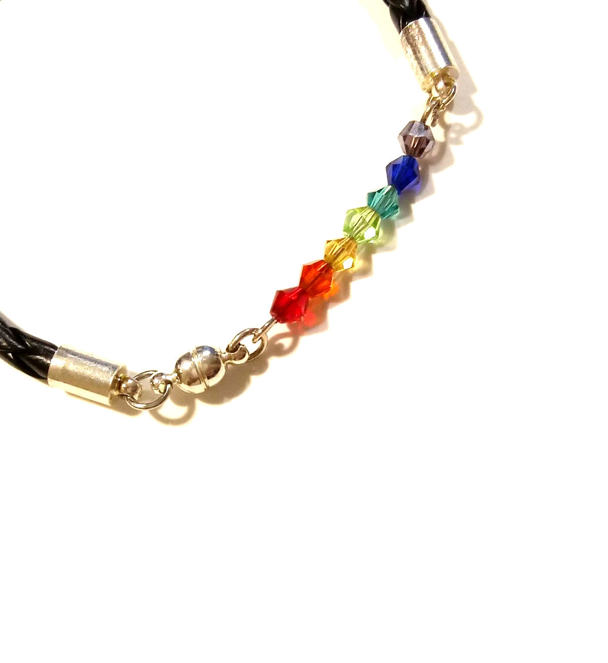 LBGTQAI Rainbow Pride Crystal Bracelet