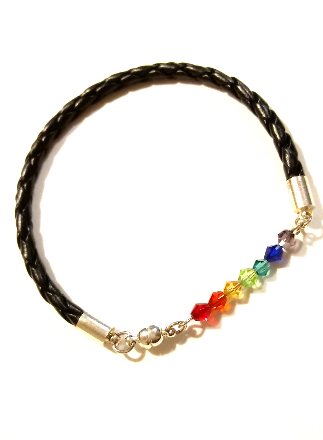 LBGTQAI Rainbow Pride Crystal Bracelet