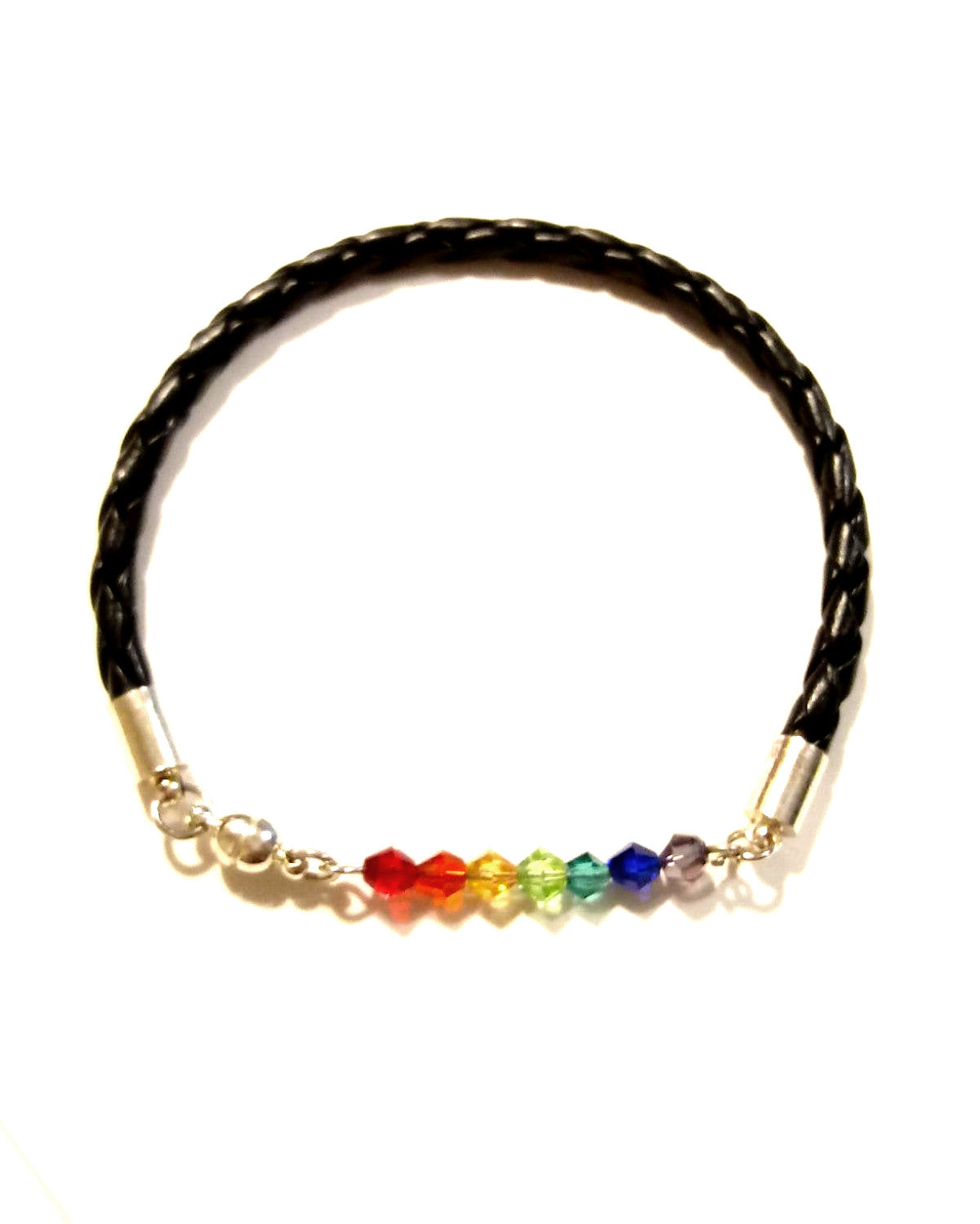 LBGTQAI Rainbow Pride Crystal Bracelet