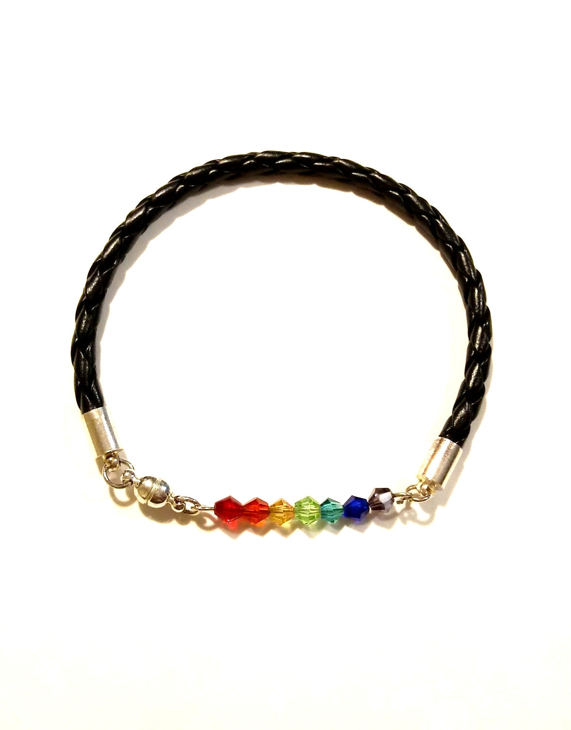 LBGTQAI Rainbow Pride Crystal Bracelet