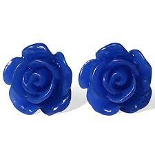 Razzle Dazzle 3D Rose Post Earrings