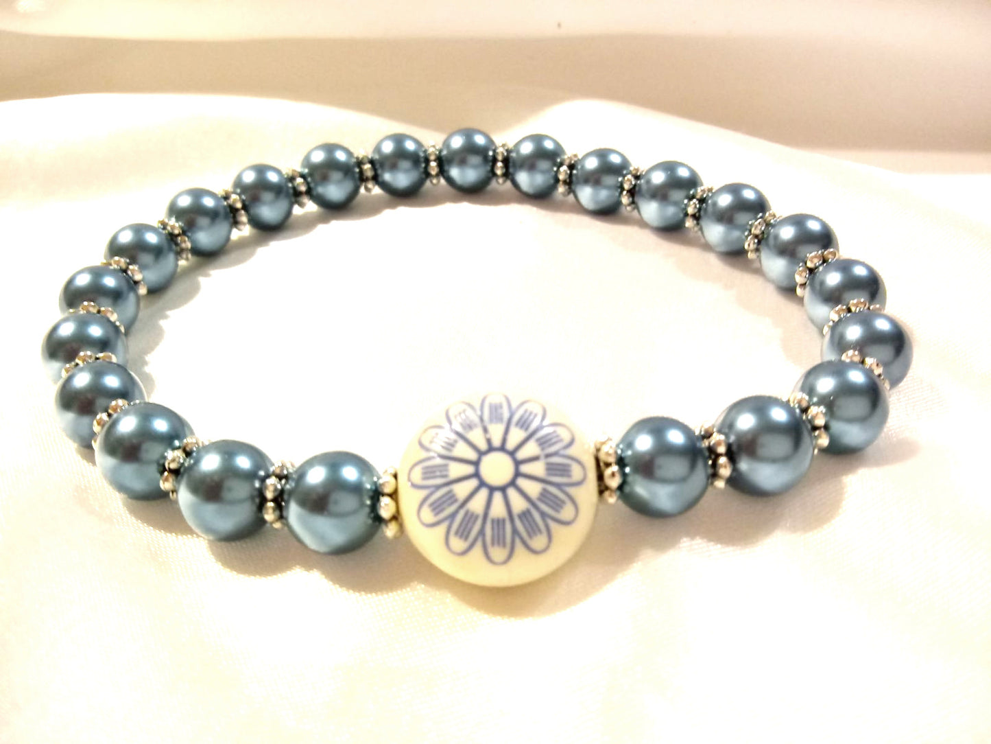 Solstice Sun Baby Blue Pearl Bracelet