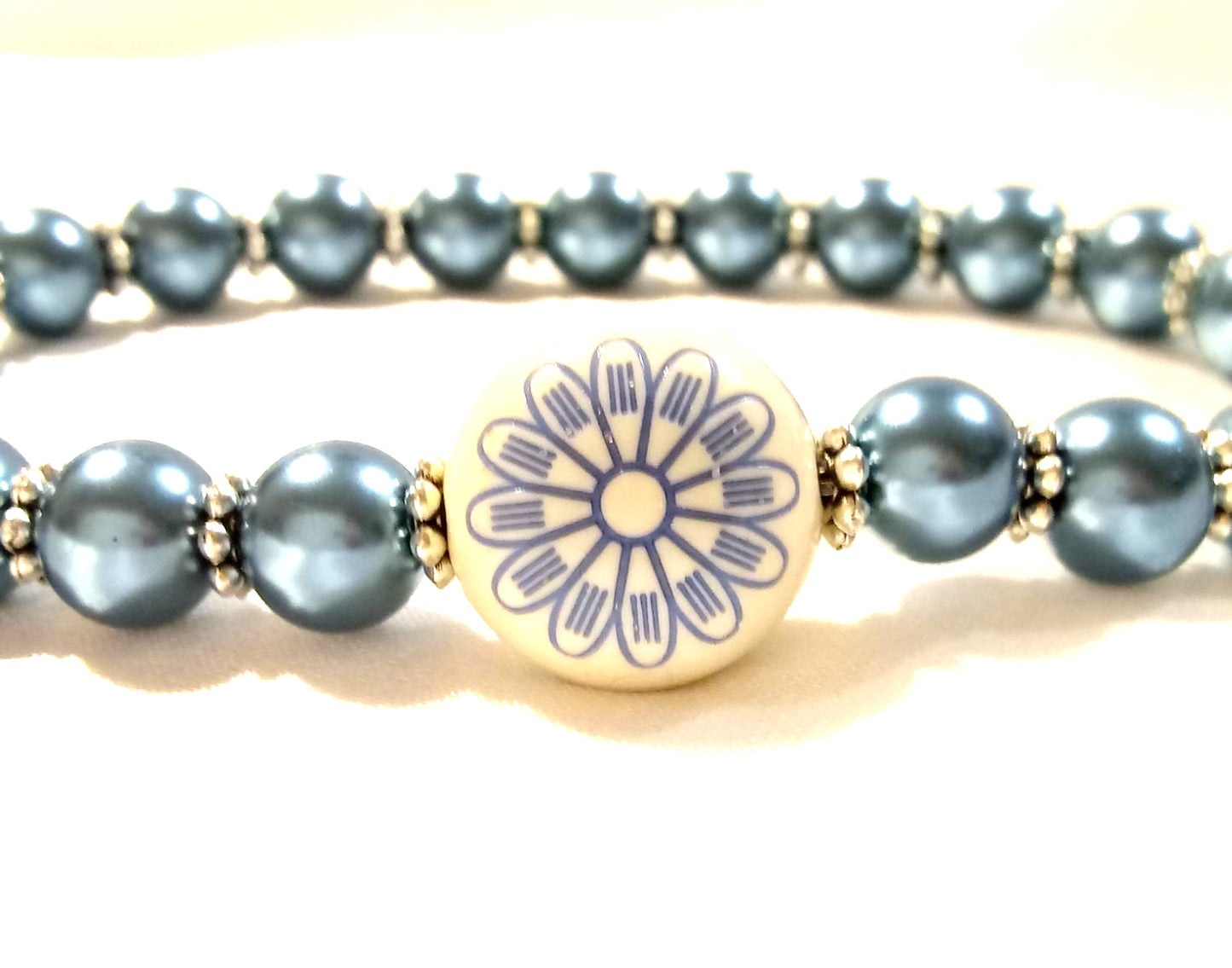 Solstice Sun Baby Blue Pearl Bracelet