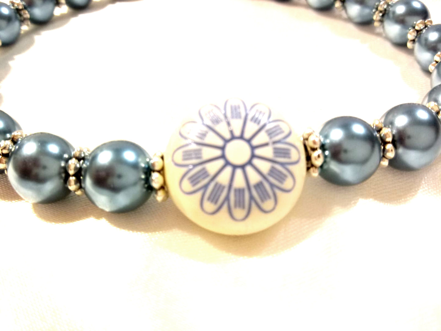 Solstice Sun Baby Blue Pearl Bracelet