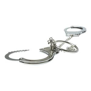 Sex & Mischief Ring Metal Handcuffs