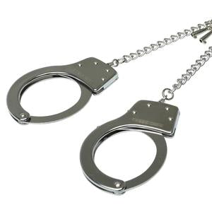 Sex & Mischief Ring Metal Handcuffs