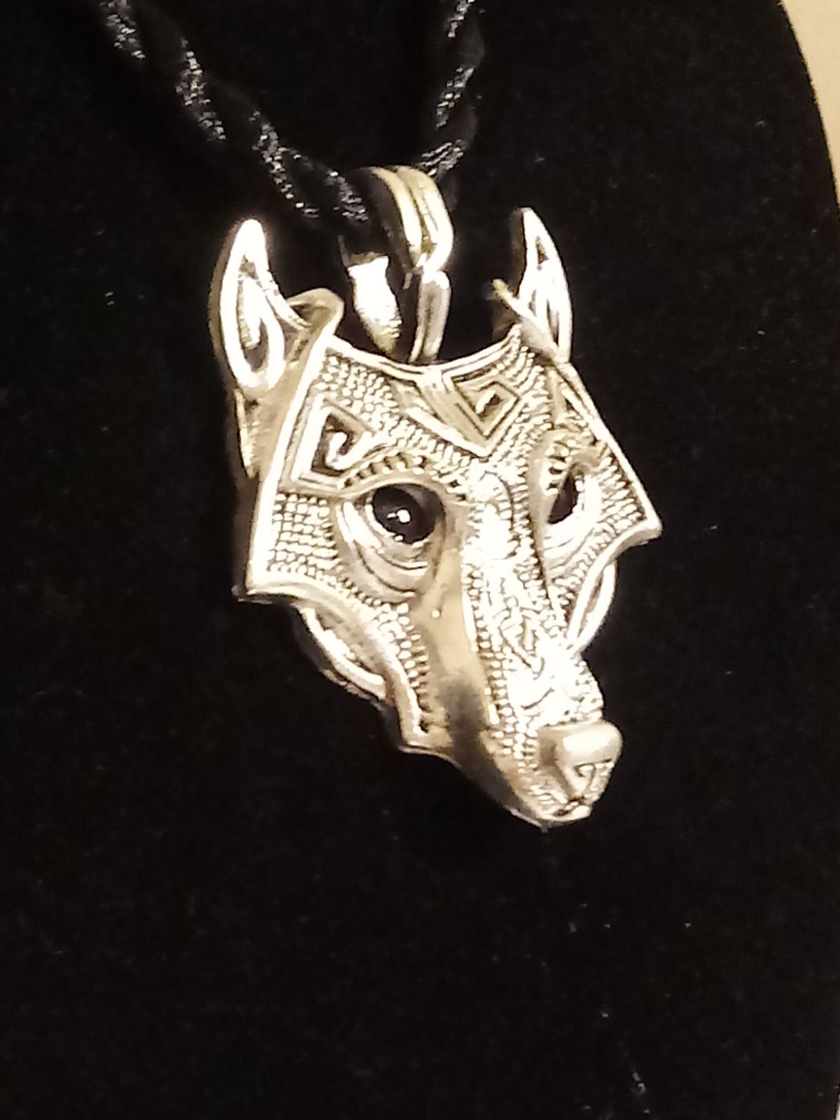 Silver Viking Nordic Wolf Necklace