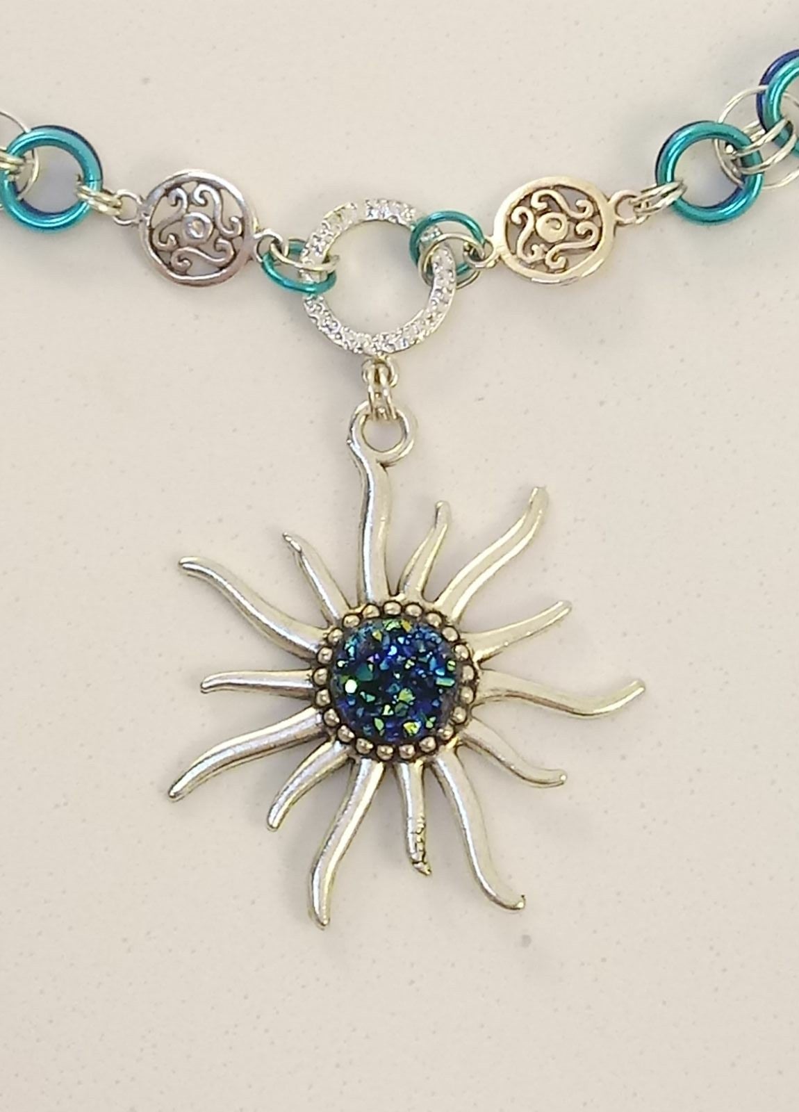 Solstice Sun Yuletide Festival Necklace