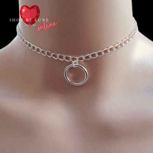 Steel Open Circle Captive Choker