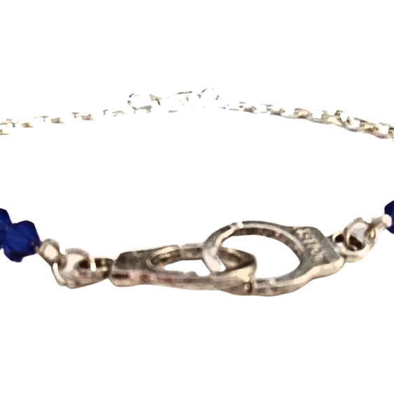 Thin Blue Line Police Awareness Bracelet